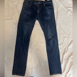 Liverpool Men's Dark Blue Straight Jeans